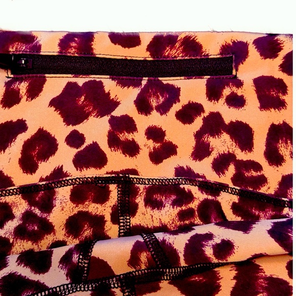 Good American Cheetah Core Strength High Waist Leggings GA Size 4 (XL) - Picture 10 of 10